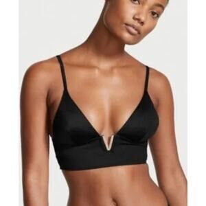 VICTORIA'S SECRET SWIM V-Hardware Bralette Monaco Bikini Top XS NWT